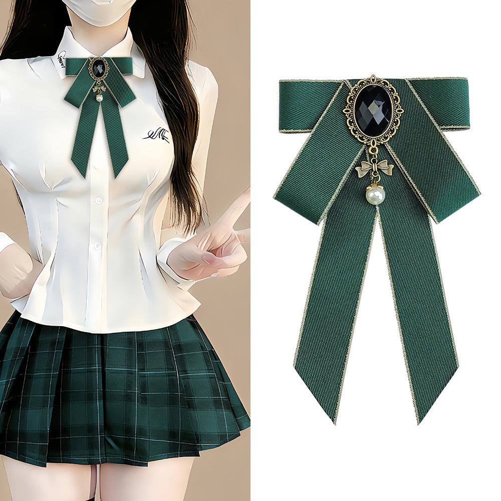 Однотонный галстук-бабочка в корейском стиле, корсаж: Ретро, Универсальный модный аксессуар для костюмных рубашек