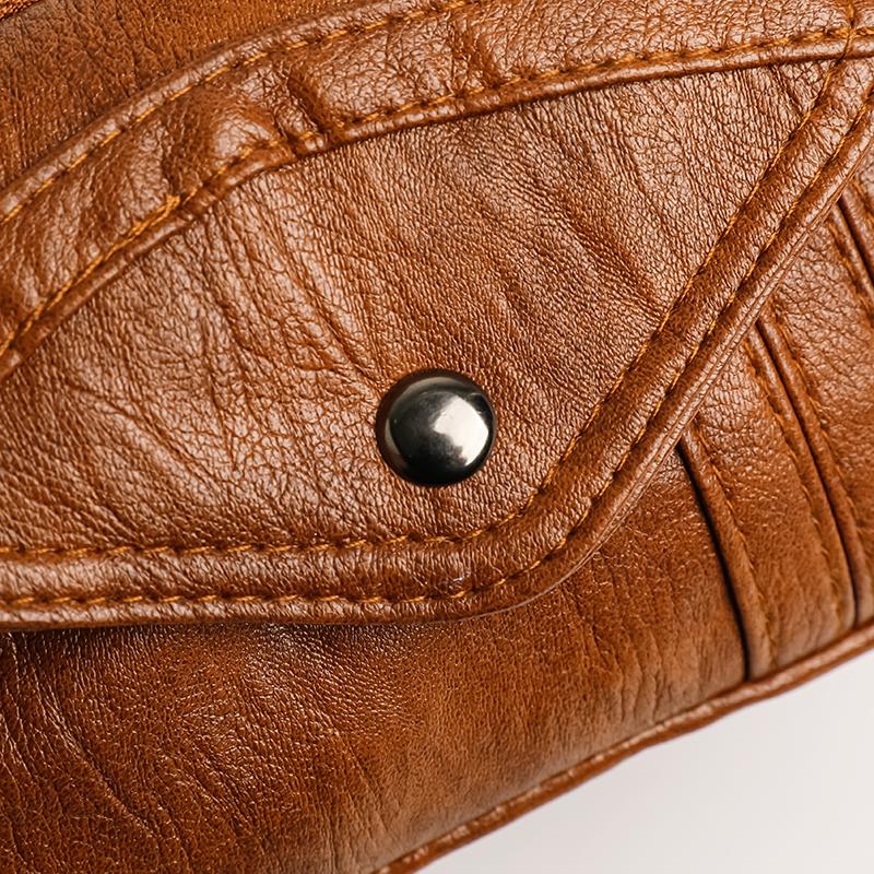 Женская сумка через плечо из искусственной кожи с несколькими отделениями, большая вместимость, сумка для мамы, винтажная сумка через плечо