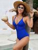 2025 Сексуальный быстросохнущий европейско-американский слитный купальник с открытой спиной и шнуровкой