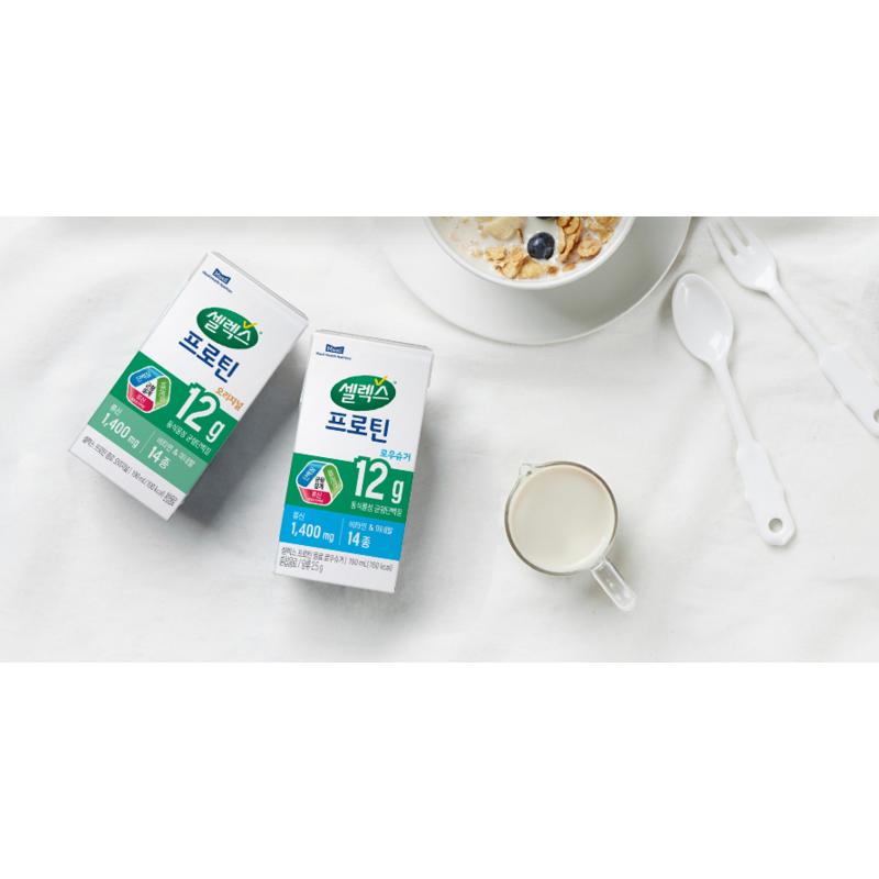 Selex Protein Raw Sugar Drink, 190ml, 48 pcs.
