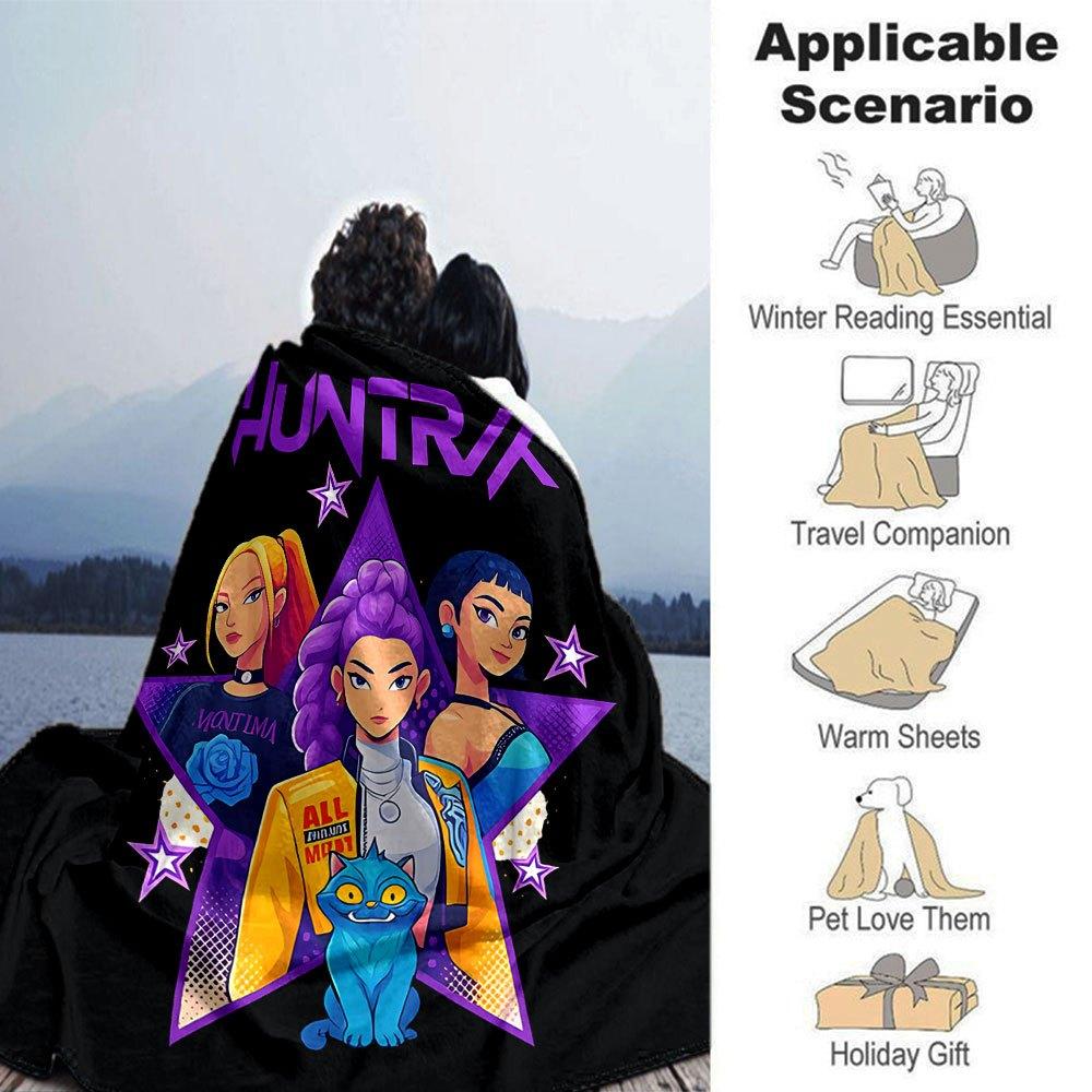 1pc hunter x (1) Blanket Soft Warm Throw for Home