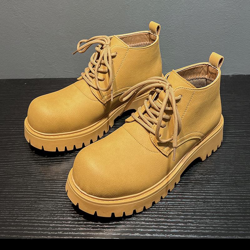 Ботинки Martin среднего размера мужские туфли Mickey Derby белые туфли с большим берцем высокие летние ботинки 18922-B