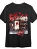 Винтажная футболка 1981 года Black Sabbath Mob Rules Tour, мужская футболка с коротким рукавом и графическим принтом, ретро-арт группы, мультяшная, черная с красной надписью
