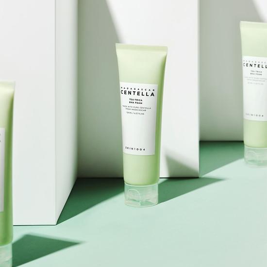 Skin1004 Пена Madagascar Centella Tea-Trica BHA 125 мл
