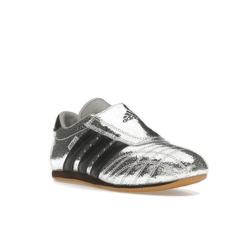adidas Кроссовки женские Taekwondo Silver Metallic Black Core-Black Gum JH9664