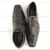 Lloyd Germany Leather Swirl Moc 26.0 Dark Brown Dress Shoes Business(USED)