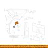 F37Z-13776-B F37Z13776B Energy Efficient LED Ceiling Interior Dome Light Assembly Suitable for Roof Headliners Map Lamp