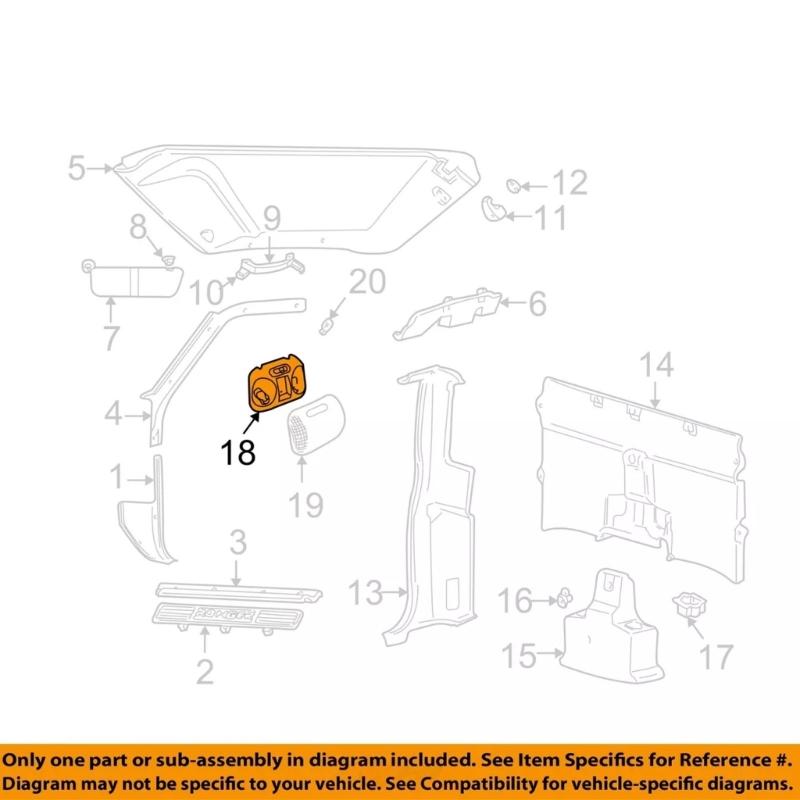 F37Z-13776-B F37Z13776B Energy Efficient LED Ceiling Interior Dome Light Assembly Suitable for Roof Headliners Map Lamp