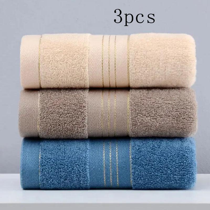 Новые полотенца из чистого хлопка для домашнего использования, утолщенные и мягкие банные и дорожные полотенца для взрослых