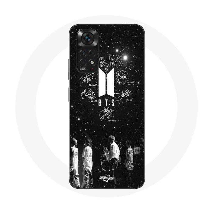 Coque - BTS - Xiaomi Redmi Note 11 4G - Souple - Noir - Membres BTS