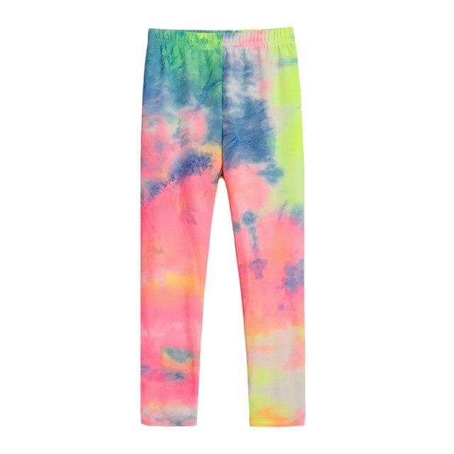 Kids Bright Color Pants Girls Leggings Girls Stretch Slim Skinny Pant