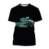 Cobra Series 3D Printed Men's Casual Short Sleeved T-shirt