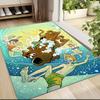 1Pc Scoobydoo Mystery Solvers Carpet Rug Customizable Soft Washable Antislip Home Living Room Sofa Mats Personalized Rug 0917154