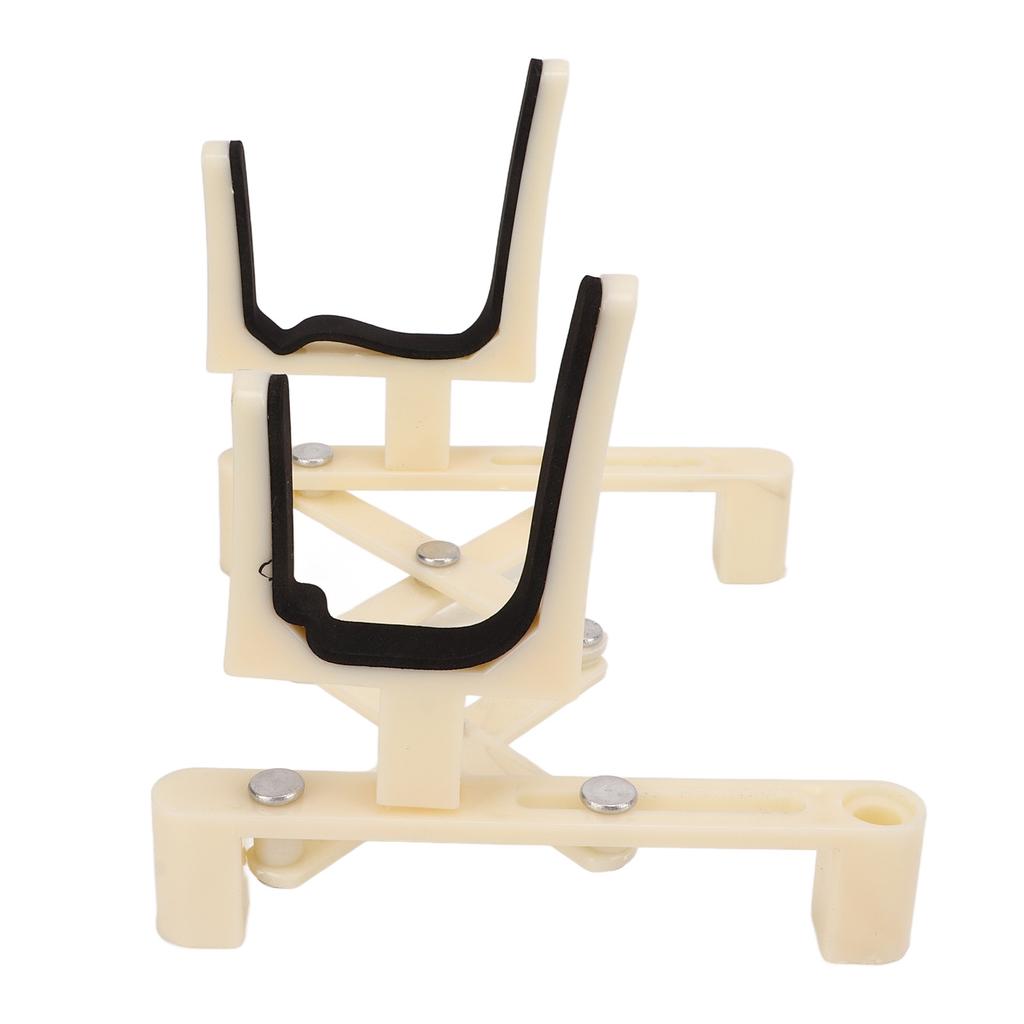Складной кронштейн для скрипки Легкий Защита грифа Износостойкая Подставка для скрипки Держатель для дисплея Бежевый