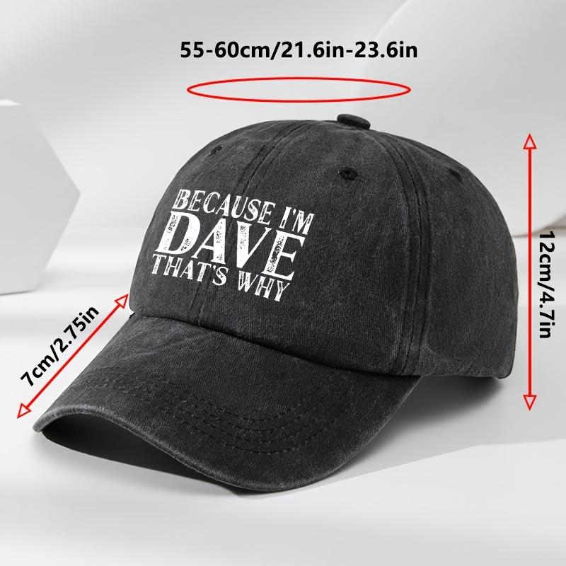 Alphabet Print Soft Top Baseball Cap | Vintage , Sweat Absorbing for Spring Summer Outdoor