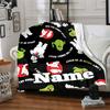 Custom Name Ghostly Urban Legends Party Blanket For Couch Bed Plush Cozy Fuzzy Blanket Super Soft Warm Blankets For Fall And Winter 0916147