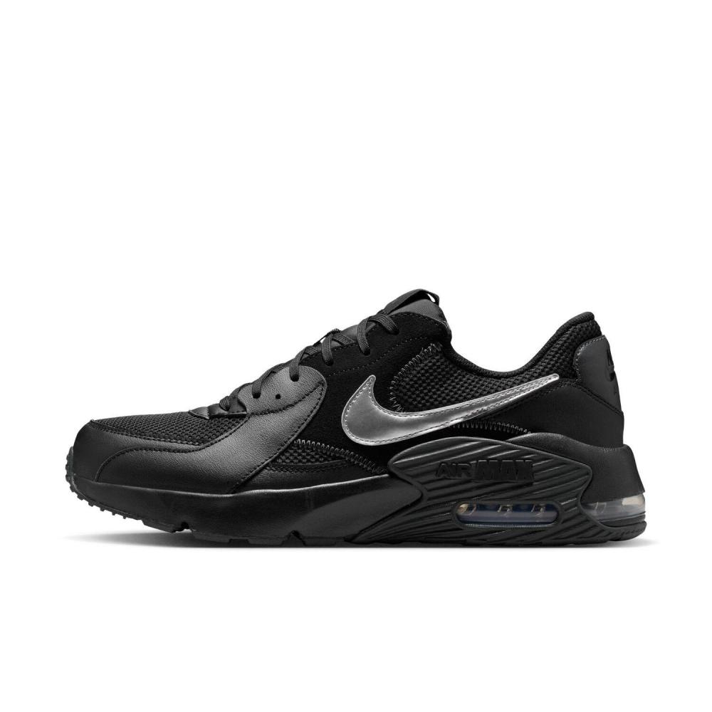 Nike Мужские S Air Max Exceed 009 Черный M Серебристый Mfz5486