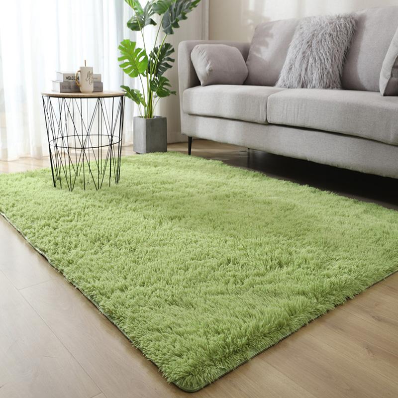 1 шт. большой размер мягкое украшение спальня гостиная пушистый ковер плюшевый коврик на пол длинный плюш