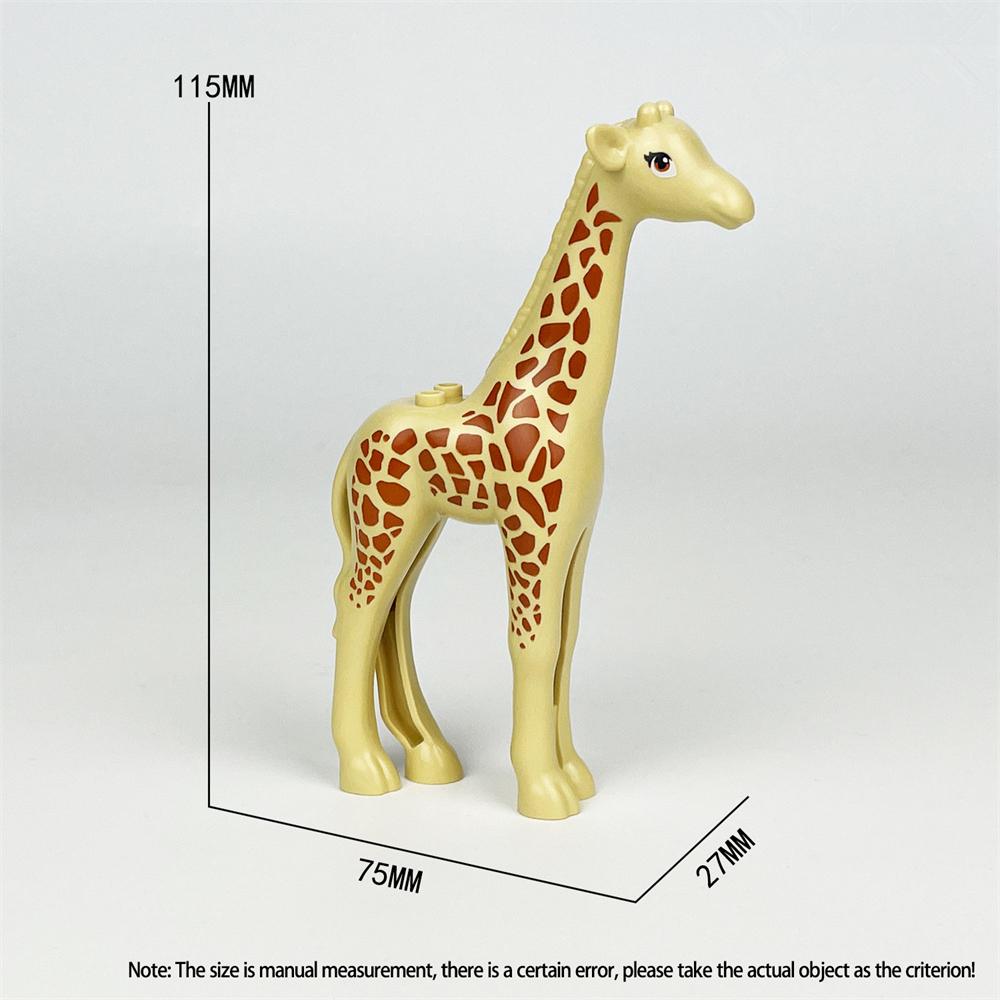 Мир животных Серия Город Фермерский Огород Милые Животные Орангутан Жираф Фигурки Строительный Блок Кирпичики Игрушки Наборы Для Детей