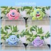 Three Charming Eyed Plush Monster Keychain Cute Backpack Pendant Adorable Toy Gift