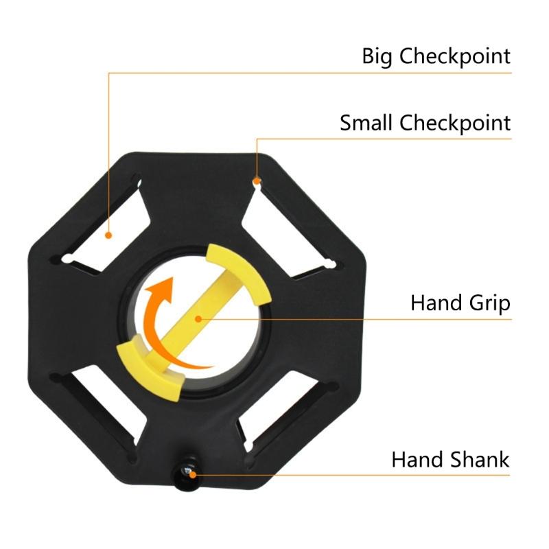 Портативные ручные органайзеры для кабельных катушек, легкие катушки для хранения проводов, диски для намотки лески, роликовые тарелки для лески