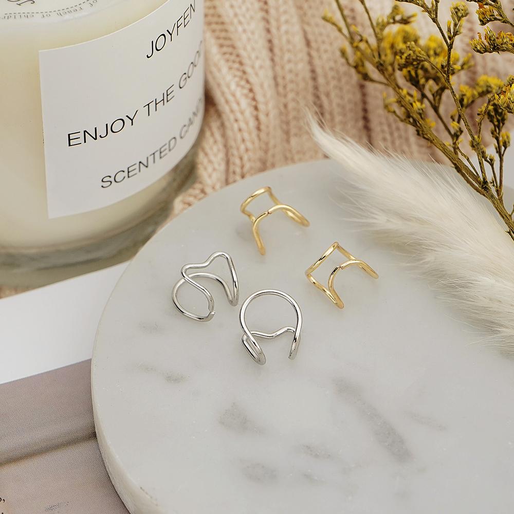Женские серьги, удобные серьги-клипсы, студенческие милые ювелирные изделия, простые модные очаровательные серьги