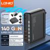 140 Вт GaN USB C Зарядное устройство Блок LDNIO Type-C PD Быстрое зарядное устройство Универсальный дорожный адаптер Для iPhone Samsung iMac MacBook Ноутбука Switch