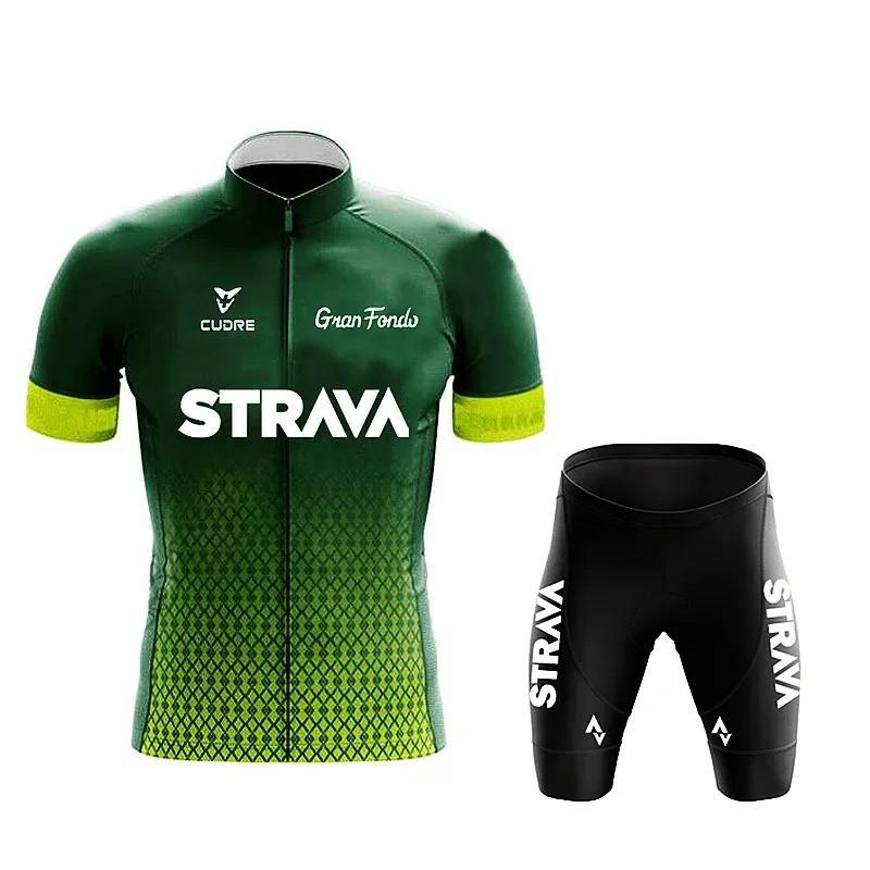 Men Women Cycling Jersey Set Quick-Dry Breathable Short Sleeve Bike Riding Outfit Road Racing