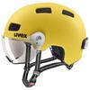 Uvex Bicycle Helmet with LED Light CE Made In Rush Visor Cm Visor, Included, Certified, Germany, / 58-61
