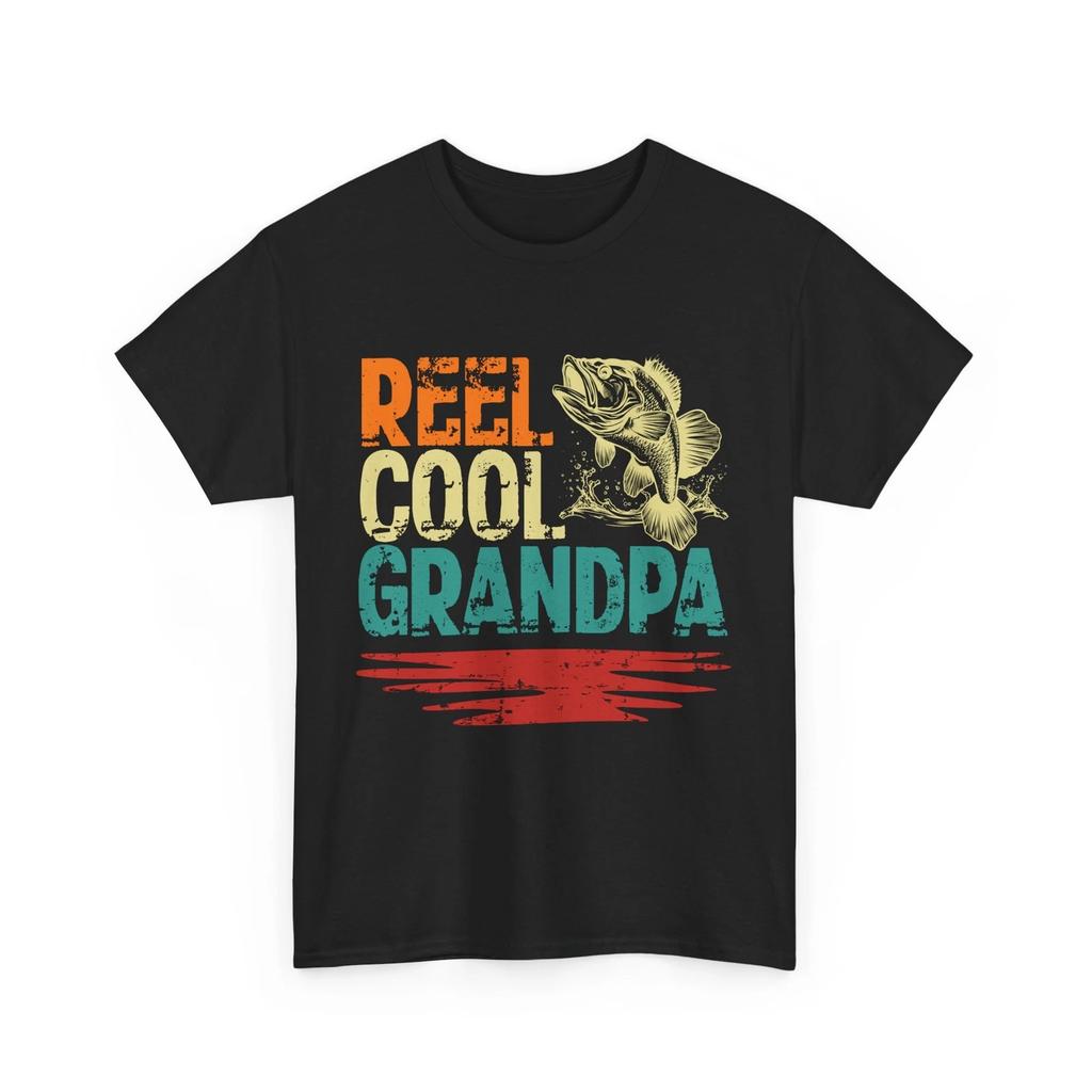 Grandfather Shirt, Reel Cool Grandpa Shirt, Grandpa Fishing Vintage Shirt