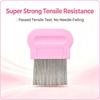 Terminator Lice Comb with Micro Grooved Spiral Teeth Durable Stainless Steel Hair Care Nit Remover Safe Fine Tooth Comb