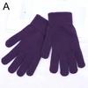 1 Pair Mittens Winter Warm Full Finger Gloves Thickened Unisex Outdoor Accessories Knitted Gloves