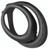 Double Cockring Soft Duo 40mm Black - FUKR - Flexible Cockrings
