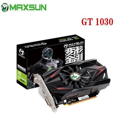 Maxsun GT 1030 Transformers 2 ГБ графическая карта GPU настольная видеокарта игровая VGA/DVI PCI Express X4 полная новая
