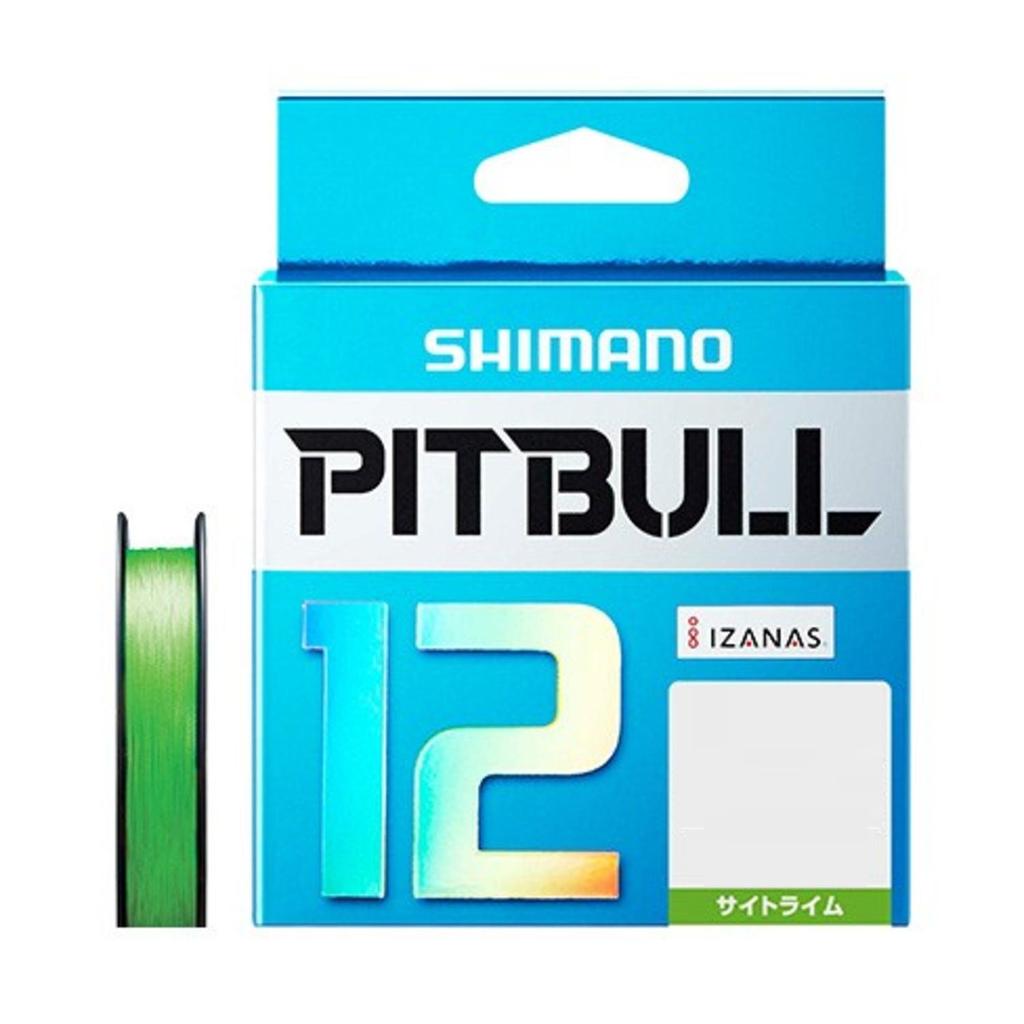 SHIMANO PE Леска Pitbull 200м Салатовая Леска 1 12-жильная 1.0 23.4lb PL-M62R