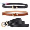 Pin Buckle Belt Ladies Solid Color Dress Jeans Decorative Belt