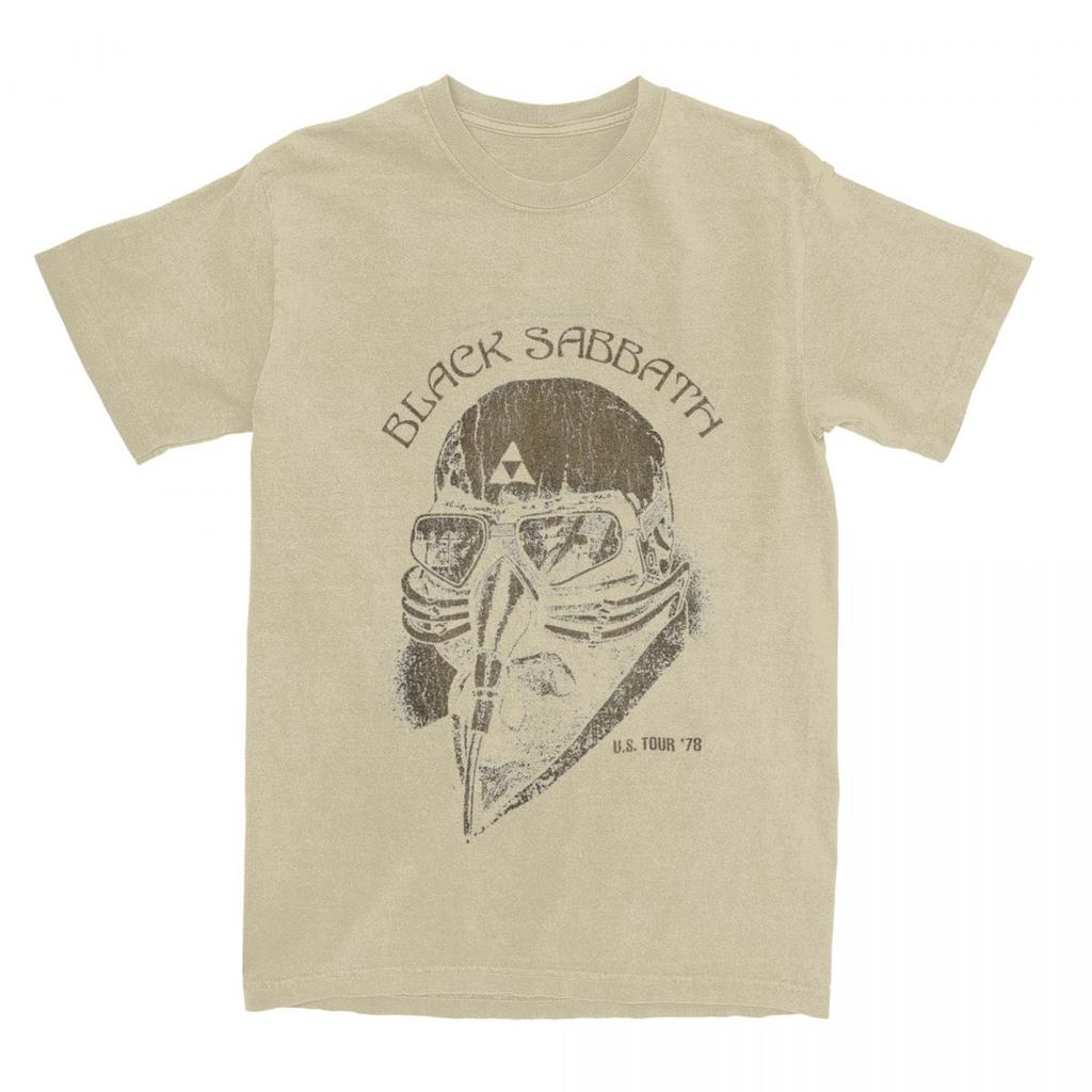 Мужская женская группа Black Sabbaths Black Official Tour Eye футболка Товары рок-метал Чистый хлопок Топы Футболка Крутые футболки Лето