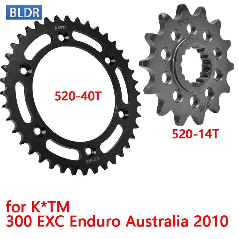 520-14T 520 40T Motor Bike Front Sprocket Gear Wheel for K*TM 300 EXC Enduro 2010