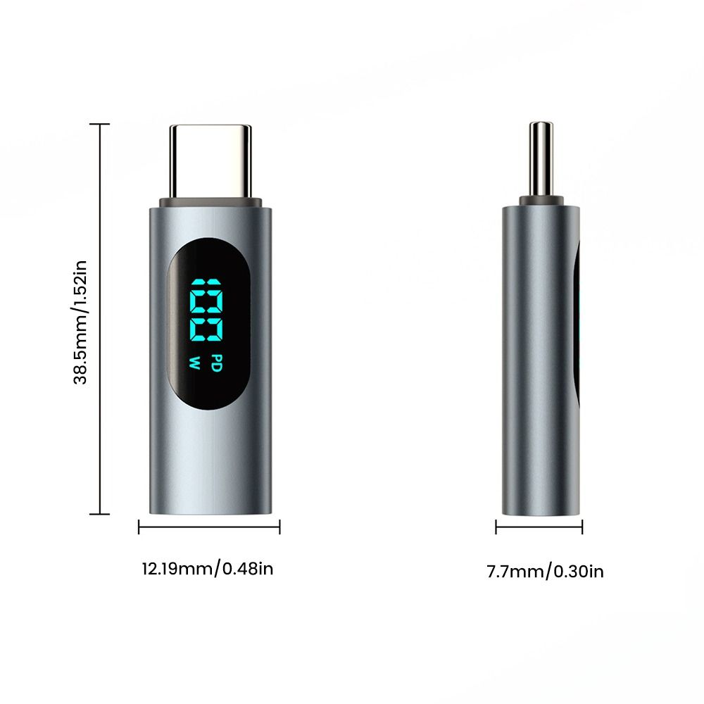 480Mbps Type-C Power Meter Digital Display OTG Converter Professional Cable Extender Laptop