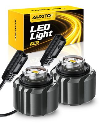 Светодиодная противотуманная фара Auxito L1B, Новая модель, Оригинальная замена, Светодиодная противотуманная фара с переключением 2 цветов