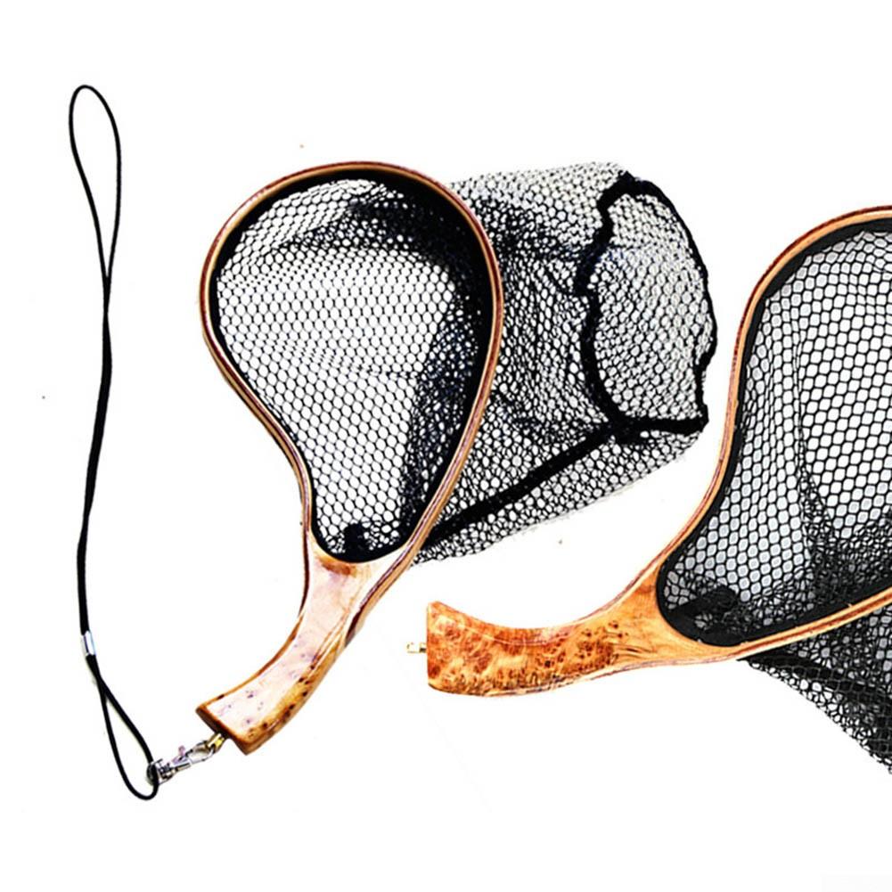 Fishing Net Fly Fishing Net Functional Wood+plastic