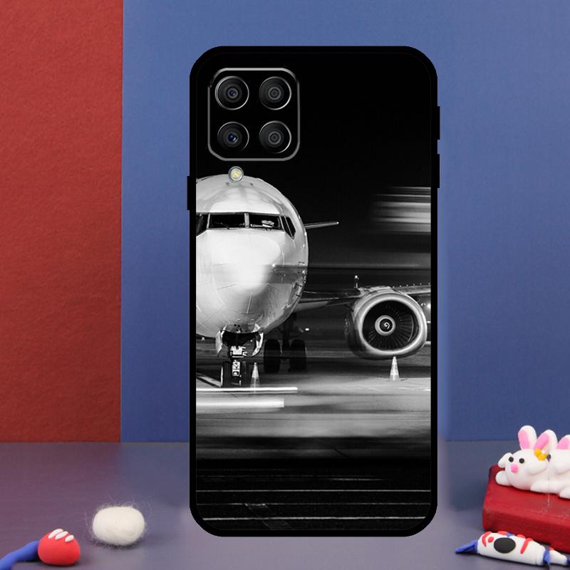 Чехол для телефона Samsung Galaxy M15 M55 M33 M13 M23 M53 M31 M51 M14 M34 M54 M20 M30s M52 M32 Самолет Летать Путешествие