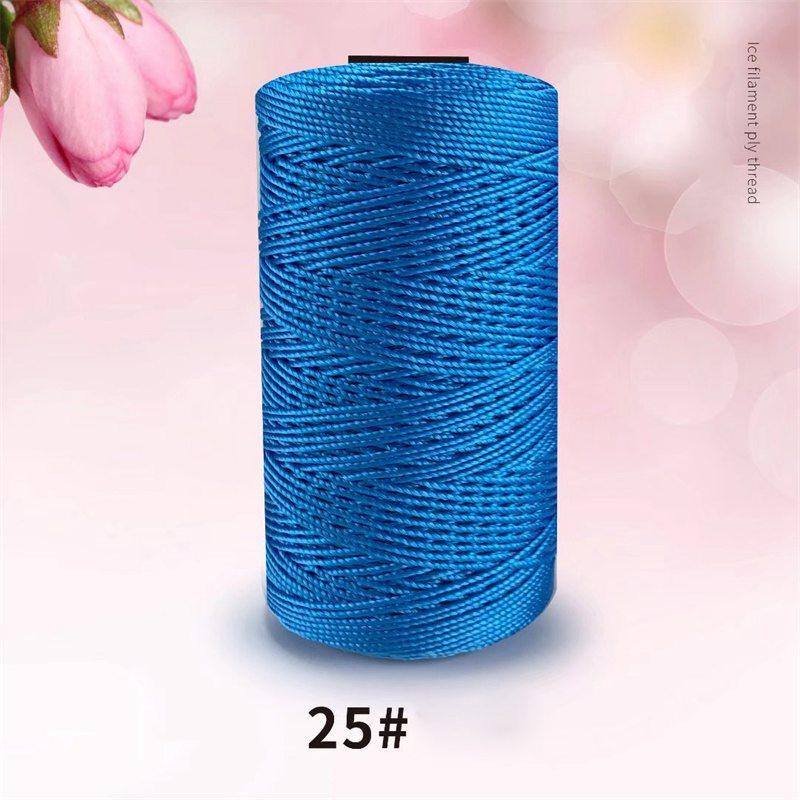 Ручная работа, ремесло, витой шнур макраме, сделай сам, свадебный декор, полипропиленовая швейная нить, 34 цвета, веревка