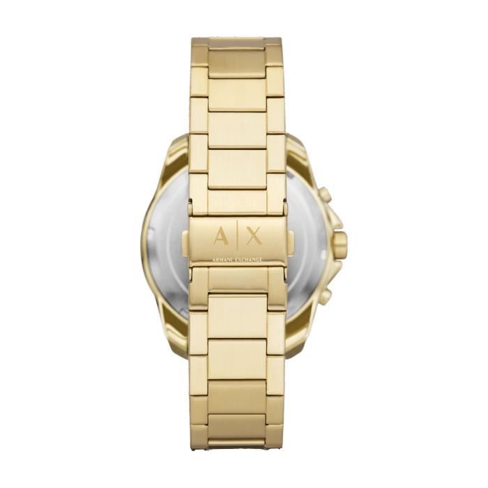 Montre Armani Exchange - Hommes - AX1958 - Doré Acier inoxydable - 44mm - 10 bar