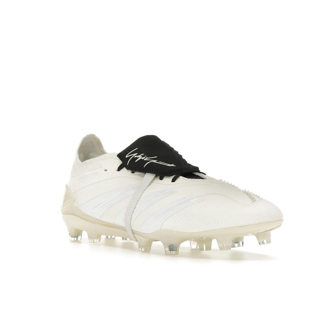 Adidas Y-3 Predator Elite Foldover Tongue FG Cloud White Men Sneakers Cream Core-Black IF6500