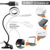 Lampe à Pince - 48 LED - 3 Couleurs - Rechargeable USB - Flexible 360°