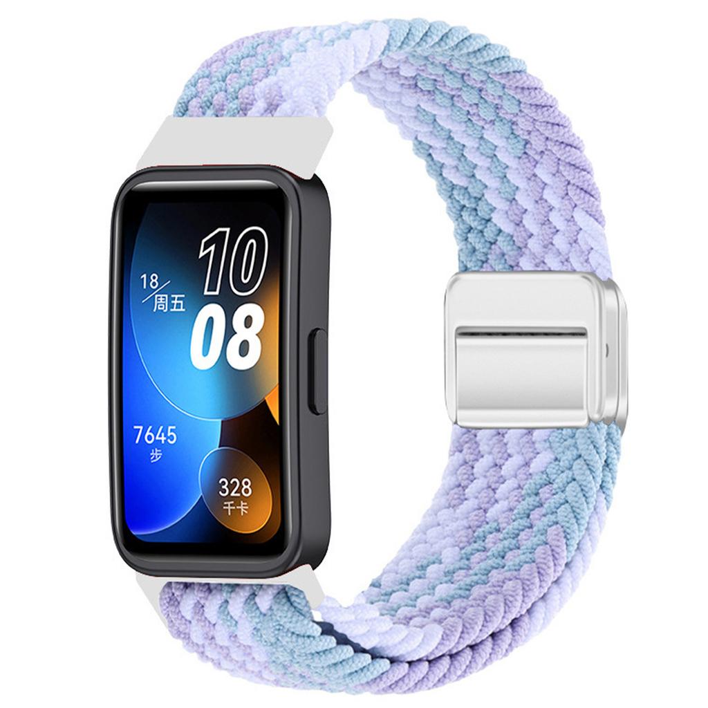 Нейлоновый ремешок для Huawei Band 10 9 8 Плетеный удобный Магнитная застежка Регулируемый ремешок для часов для Huanwei Band 10/9/8 Аксессуары