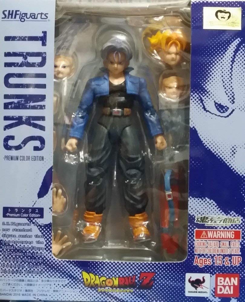 Dragon Ball Z Тракс Цвет Приблизительно 14 см изготовлен из ABS S.H.Figuarts -Премиум Издание- высотой, и ПВХ.