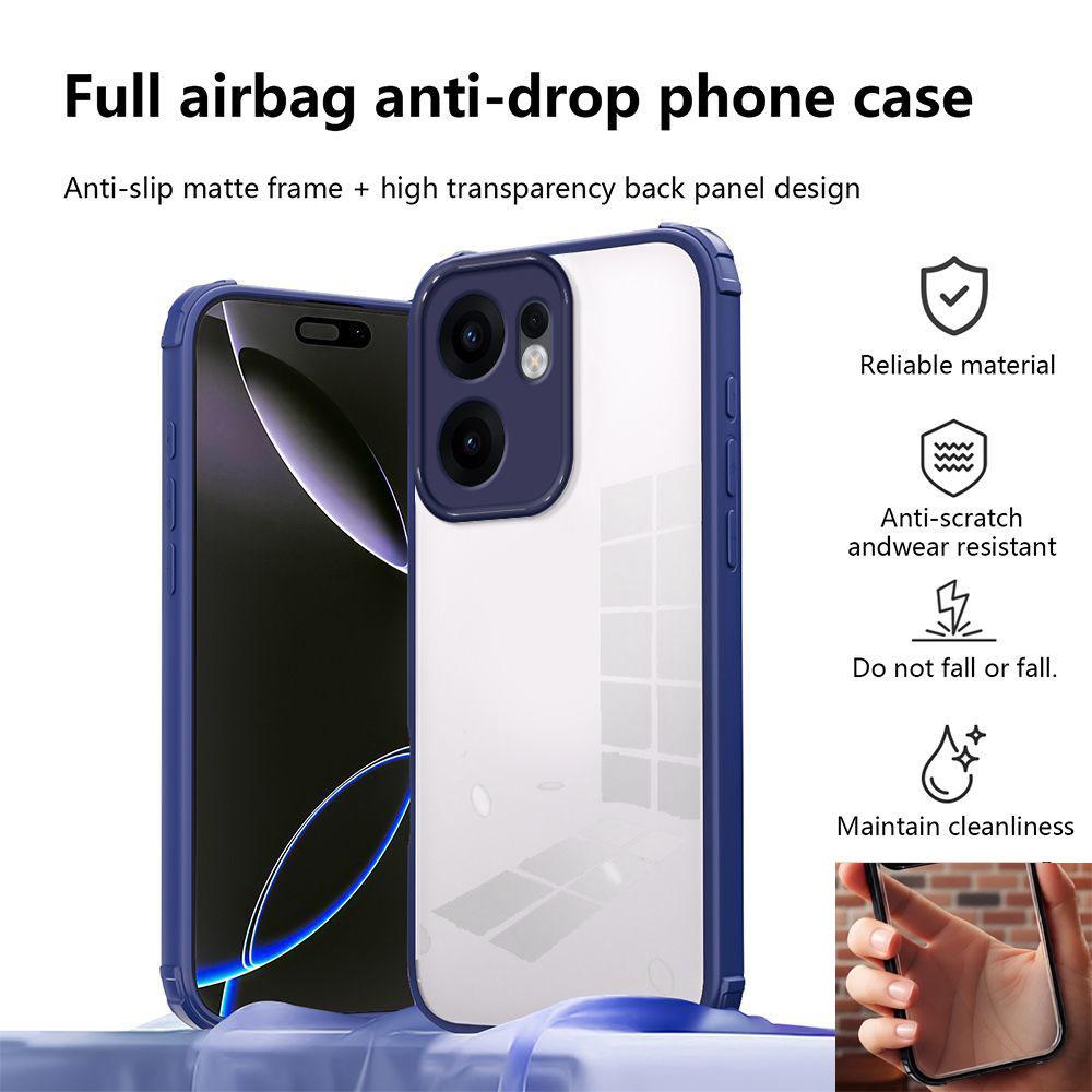 Чехол для OPPO Reno14 F Чехол для телефона Oppo Reno 14F Чехол-бампер oppo Reno14 FS 5G Защита от падений Ударопрочный Жесткая акриловая задняя крышка
