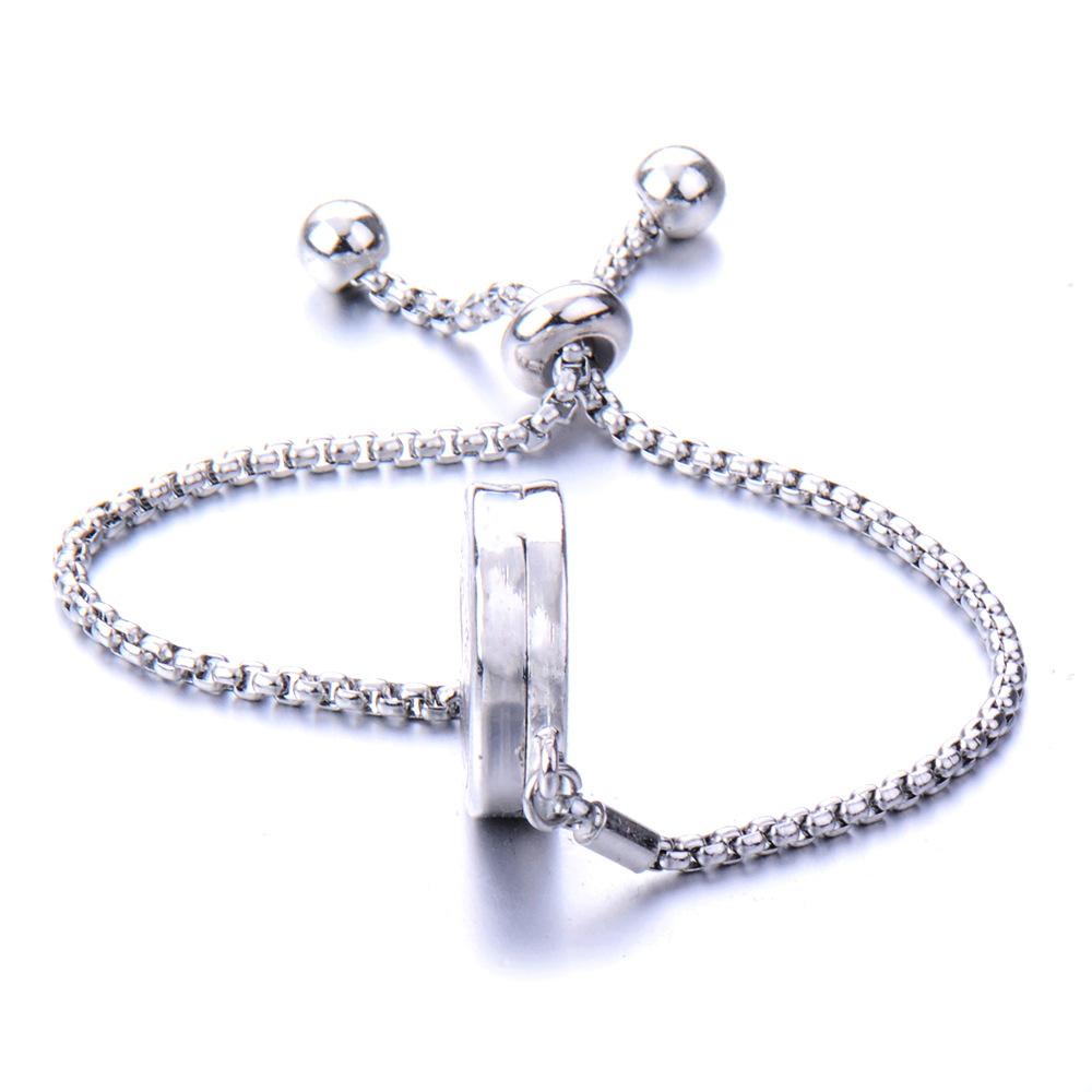 Модный магнитный браслет из нержавеющей стали для ароматерапии